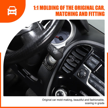 Soft Carbon Fiber Interior Center Console trim Sticker For Nissan Juke 2011-2019 234