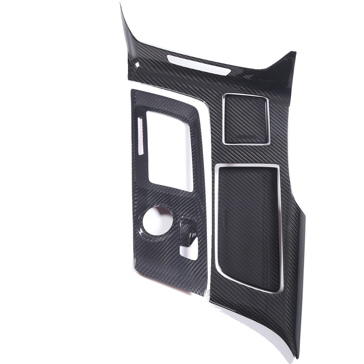 Real Carbon Fiber Center Console Cover trim set Kit For C7 Corvette ZR1 Z06 5