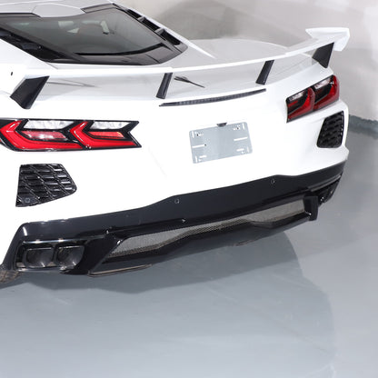 Stainless Steel Silver Rear Bumper Air Vent Cover Trim For Corvette C8 20-25 US 5