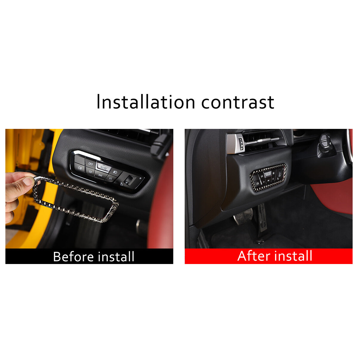 Carbon Fiber Car Accessories Interior exterior Cover Trim For Toyota Supra 19-24 115