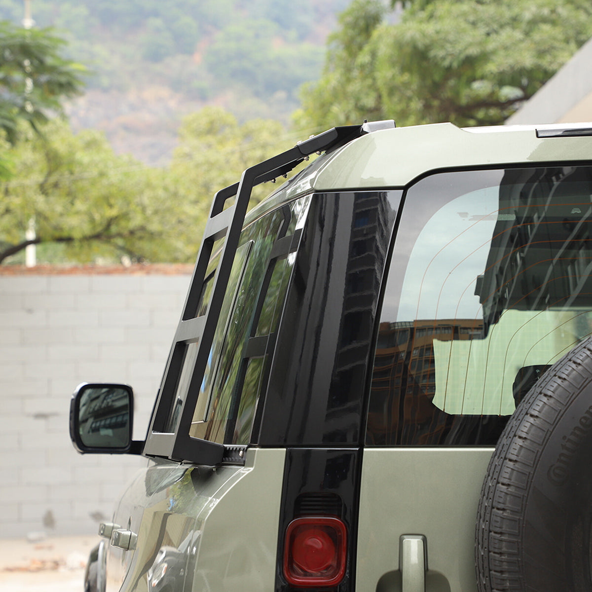 Back Rear Roof Ladder Tailgate Passanger Side Rack For Land Rover Defender 20-24 15