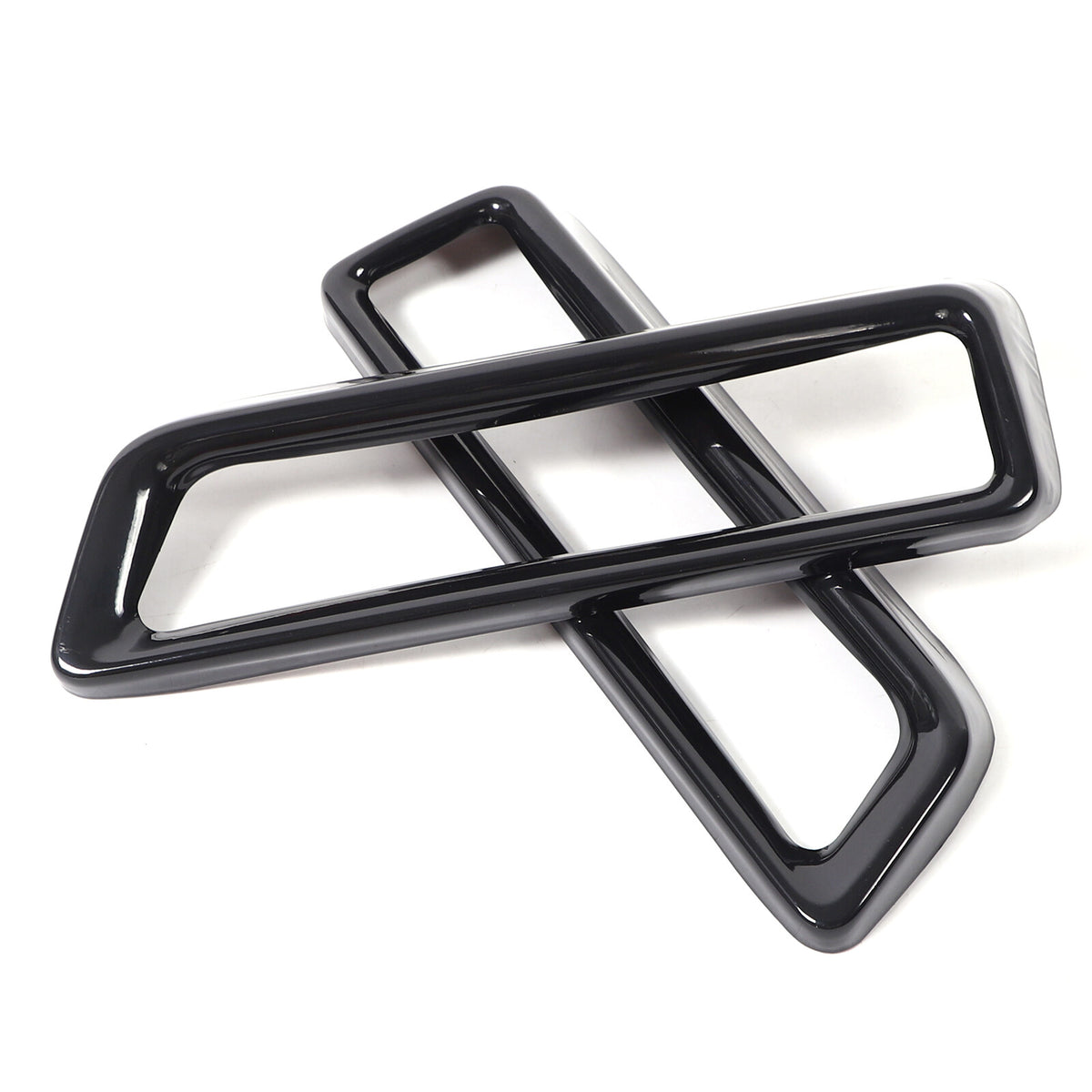 Glossy Black Rear Exhaust Tail Pipe Cover Trim For Cadillac Escalade 2021-2024 7