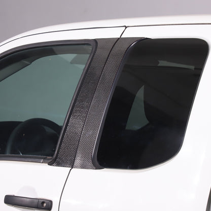 Carbon Fiber Center Door Pillar Post Trim Cover For Nissan Frontier D41 2024+ 11