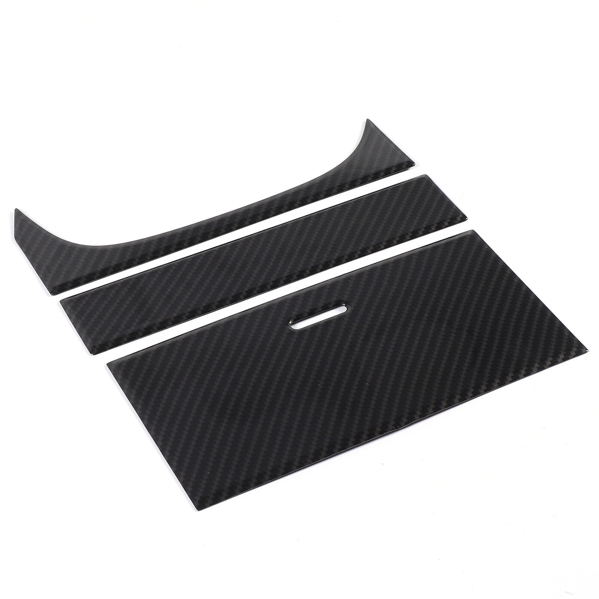 ABS Carbon Fiber Center Console Gear Shift Box Trim Set For Jaguar F-TYPE 13-18 13