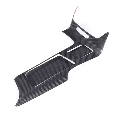 Dry Carbon Fiber Center Console Panel Trim Cover Frame For Corvette C7 2014-19 6