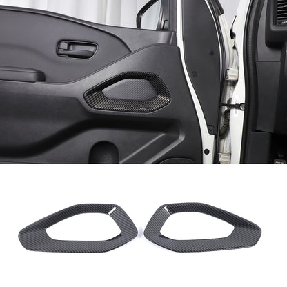 15pcs Carbon Fiber ABS Interior Cover Trim Kit Set For Nissan Frontier 2022-24 13