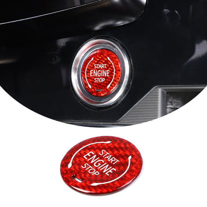 Red Real Carbon Fiber Interior Full Decor Cover Trim Kit for Corvette C8 2020-25 - Variants 1-5 14