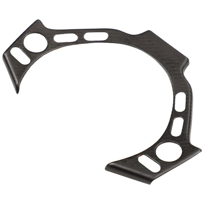 Matte Real Carbon Fiber Steering Wheel Button Trim For Nissan GTR R35 2008‑2016 8