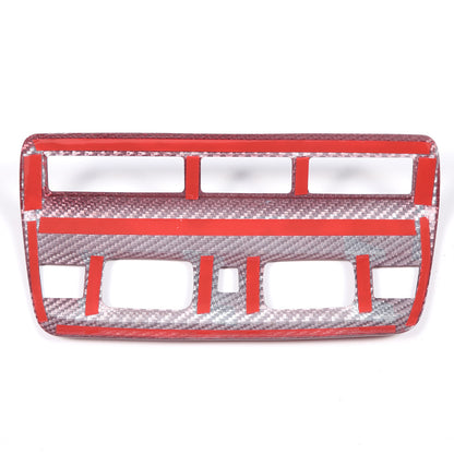 Red Real Dry Carbon Fiber Reading Light Trim Frame Cover For Corvette C8 2020-26 4