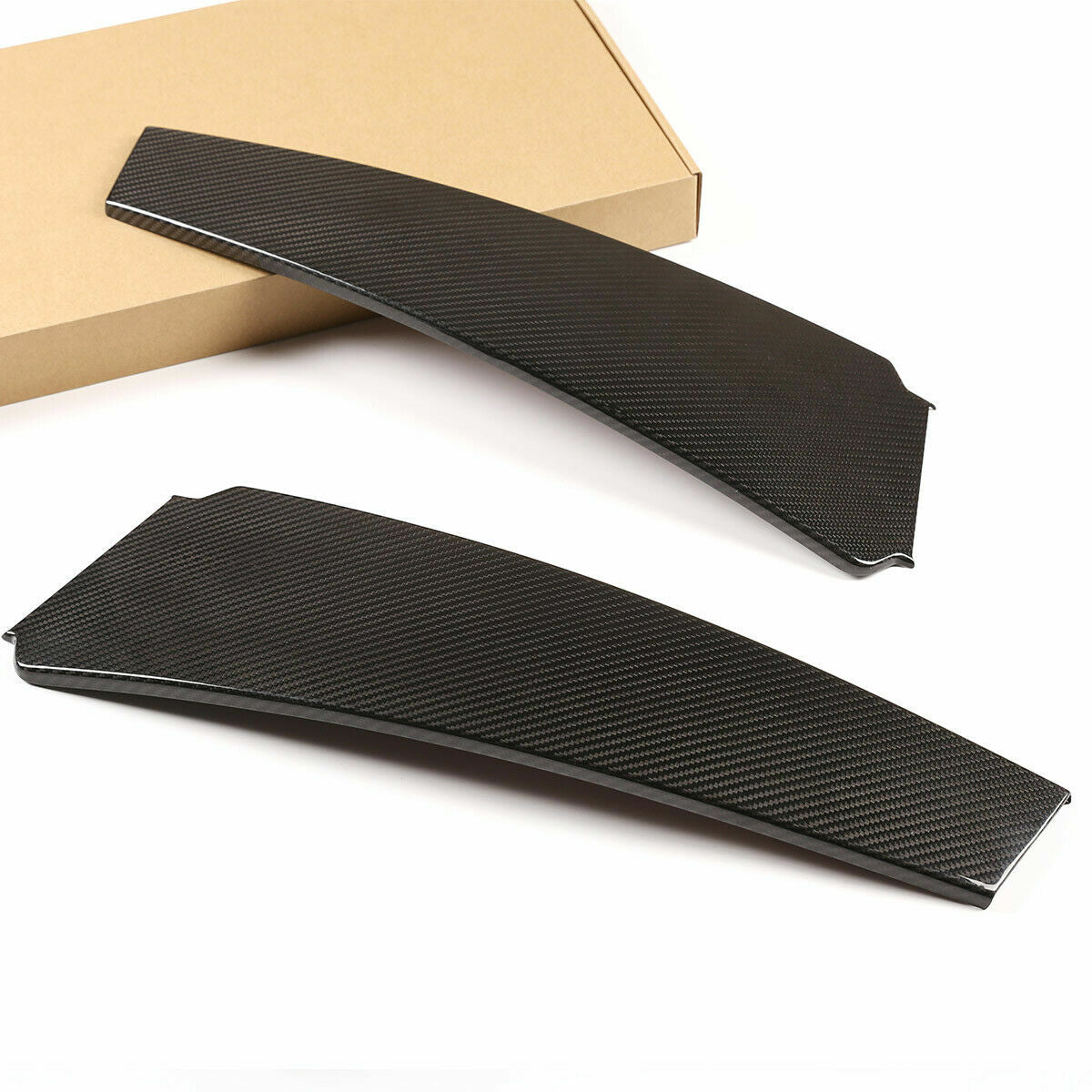 Real Carbon Fiber Window B Pillar Trim For Maserati Ghibli Quattroporte 2014-24 6