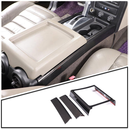 21PCS ABS Carbon Fiber Interior Cover Dash Trim Kit For Hummer H2 2003-2007 8