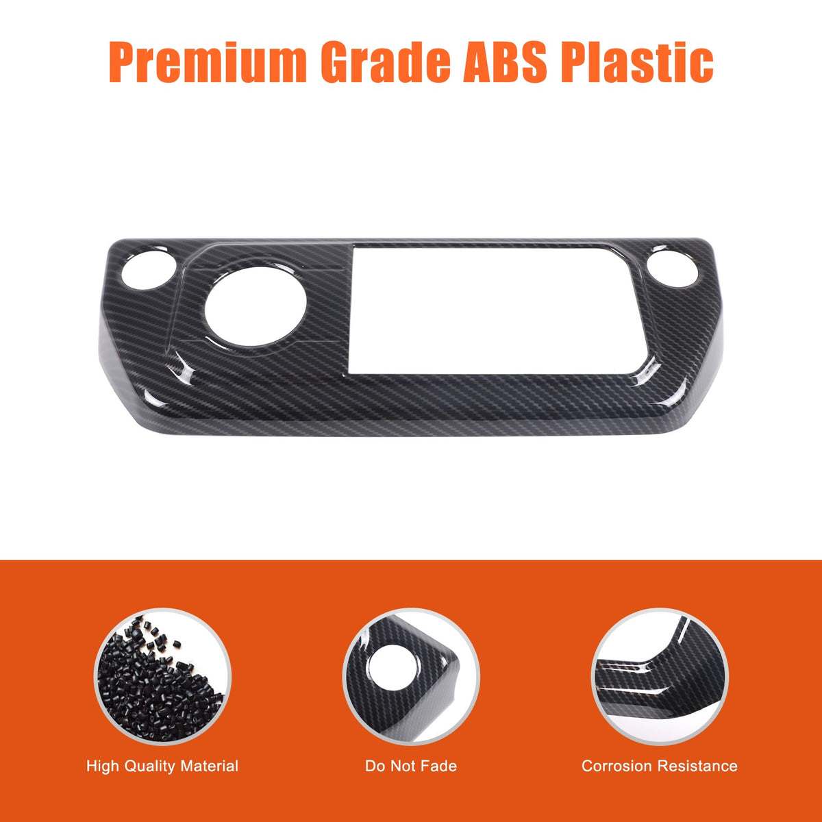 Carbon Fiber ABS Center Console Gear Shift Trim For Land Rover Defender L663 26+ 3