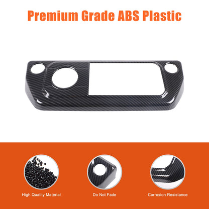 Carbon Fiber ABS Center Console Gear Shift Trim For Land Rover Defender L663 26+ 3