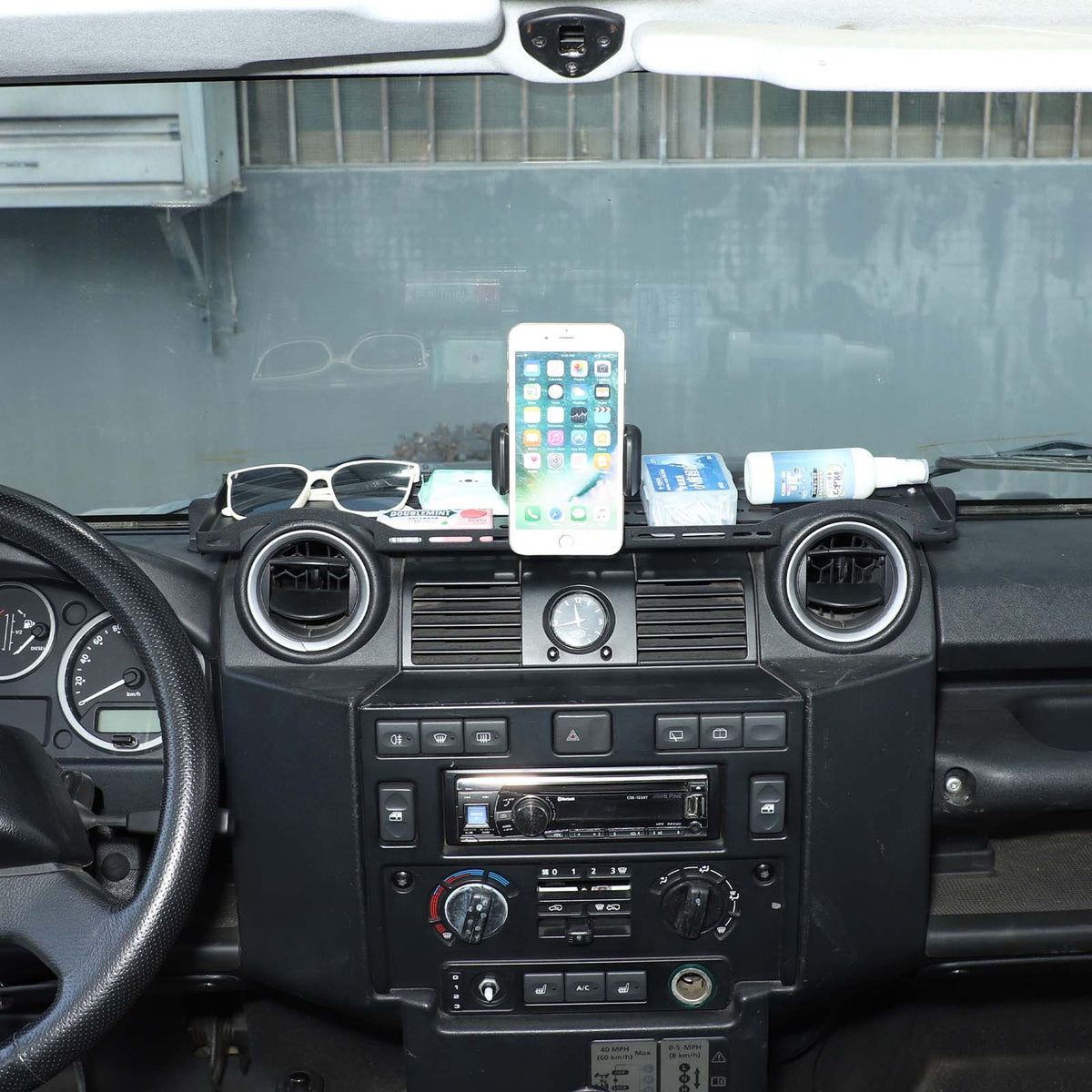 Off-Road Dashboard Phone Holder Bracket For Land Rover Defender L316 2004-2018 22