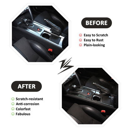 Real Carbon Fiber for Nissan GTR R35 Central Console Gear Shift Panel Cover 7