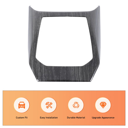 ABS Black Wood Grain Center Console Gear Shift Trim Cover For BMW X3 G45 2025+ 19