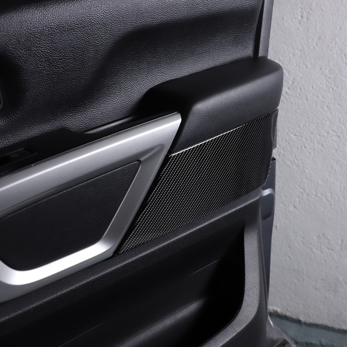 Carbon Fiber Inner Door Trim Panel Sticker For Nissan Titan 2016-23 7