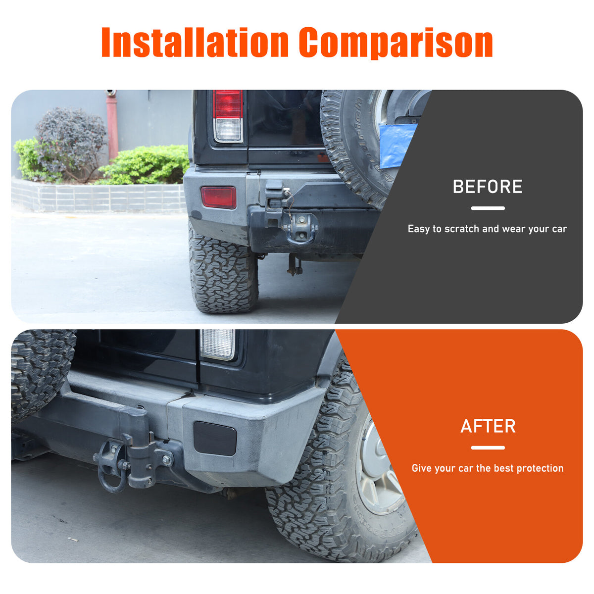 Smoked Black Rear Tail Light Lamp Decor Cover Trim For Hummer H2 2003-2009 16