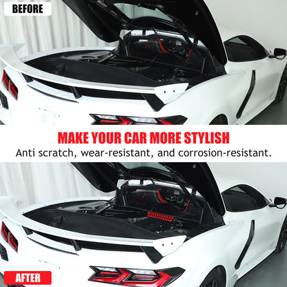 Red Aluminum Engine Bay Strut Bar Connecting Trim Cover For Corvette C8 2020+ 18