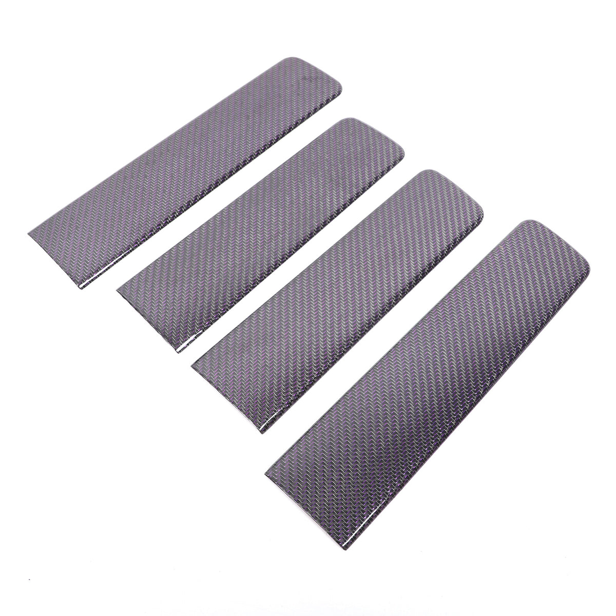 Purple Real Carbon Fiber Interior Door Panel Trim For Benz W463 G550 G63 2019+ 5