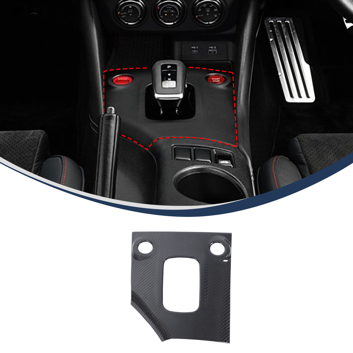 Real Carbon Fiber Gear Panel Base Trim Set For Nissan Z RZ34 400Z AT 23-2025 23