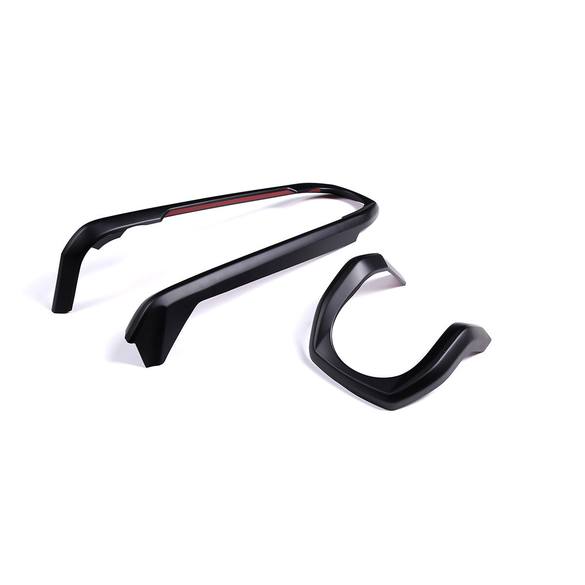 Matte Black Dashboard Decoration U Shape Trim For Toyota Tacoma 2016-2023 US 3