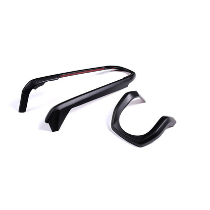 Matte Black Dashboard Decoration U Shape Trim For Toyota Tacoma 2016-2023 US 3