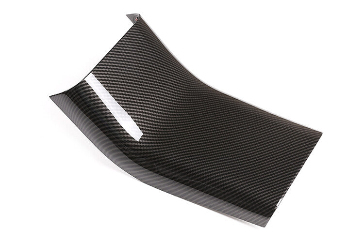 For Tesla Model 3 17-21 Matte Carbon Fiber Rear Air Outlet Anti-Kick Panel Trim 4