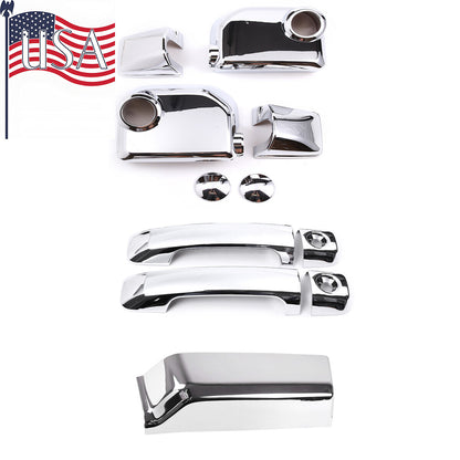 Chrome Door Handles Mirror Caps Tailgate Cover Kit For FJ Cruiser 2007-21 US 1