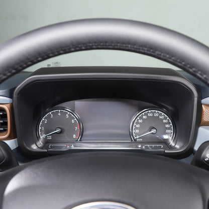 For Ford Maverick 2022 Central Control Dashboard Trim Cover ABS Matte Black 6