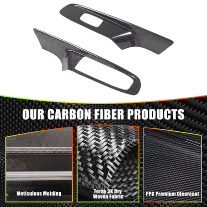 Honeycomb Carbon Fiber Window Lift Switch Panel Trim For Corvette C8 Convertible 10