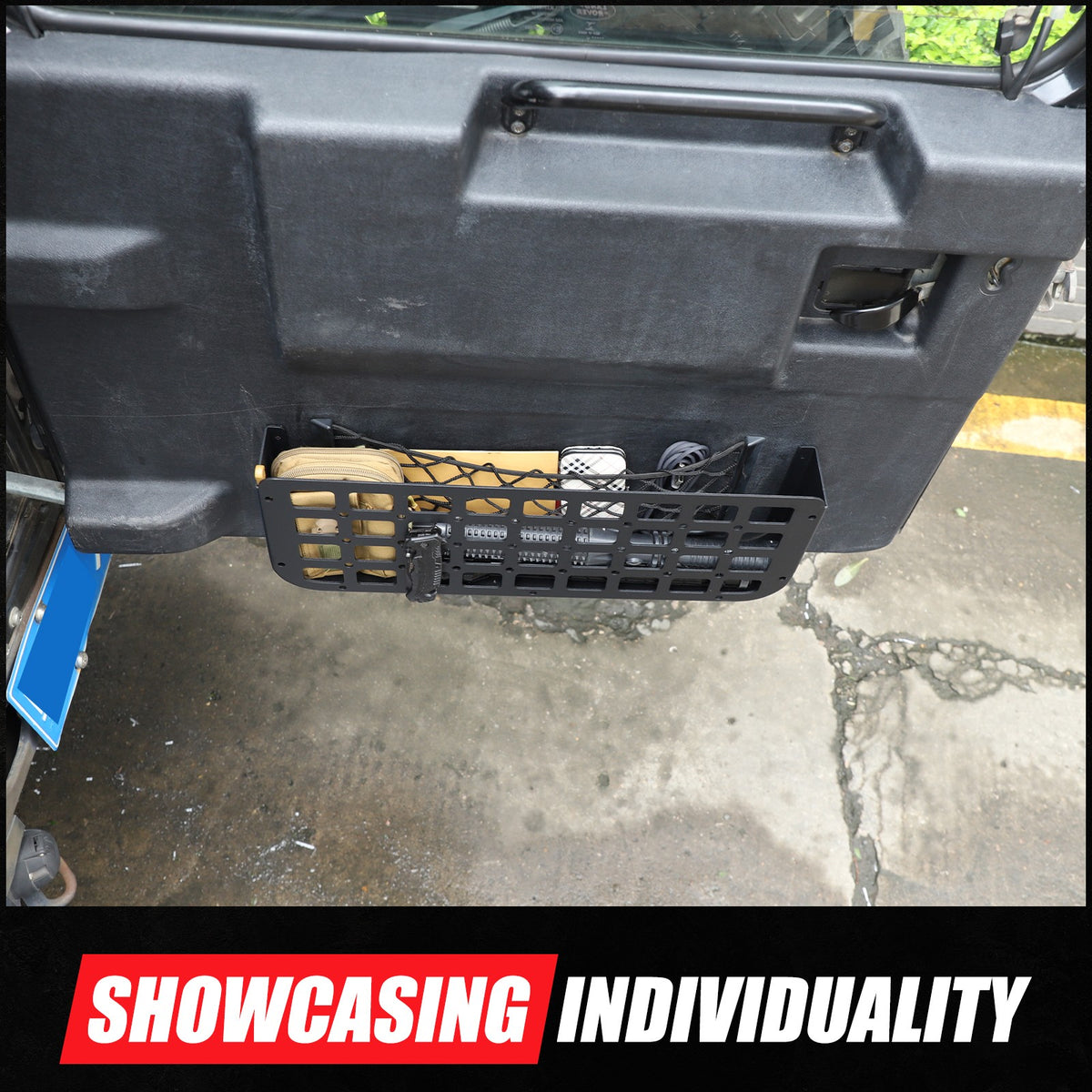 Tailgate Molle Panel Storage Basket For Land Rover Defender L316 2004-2018 35
