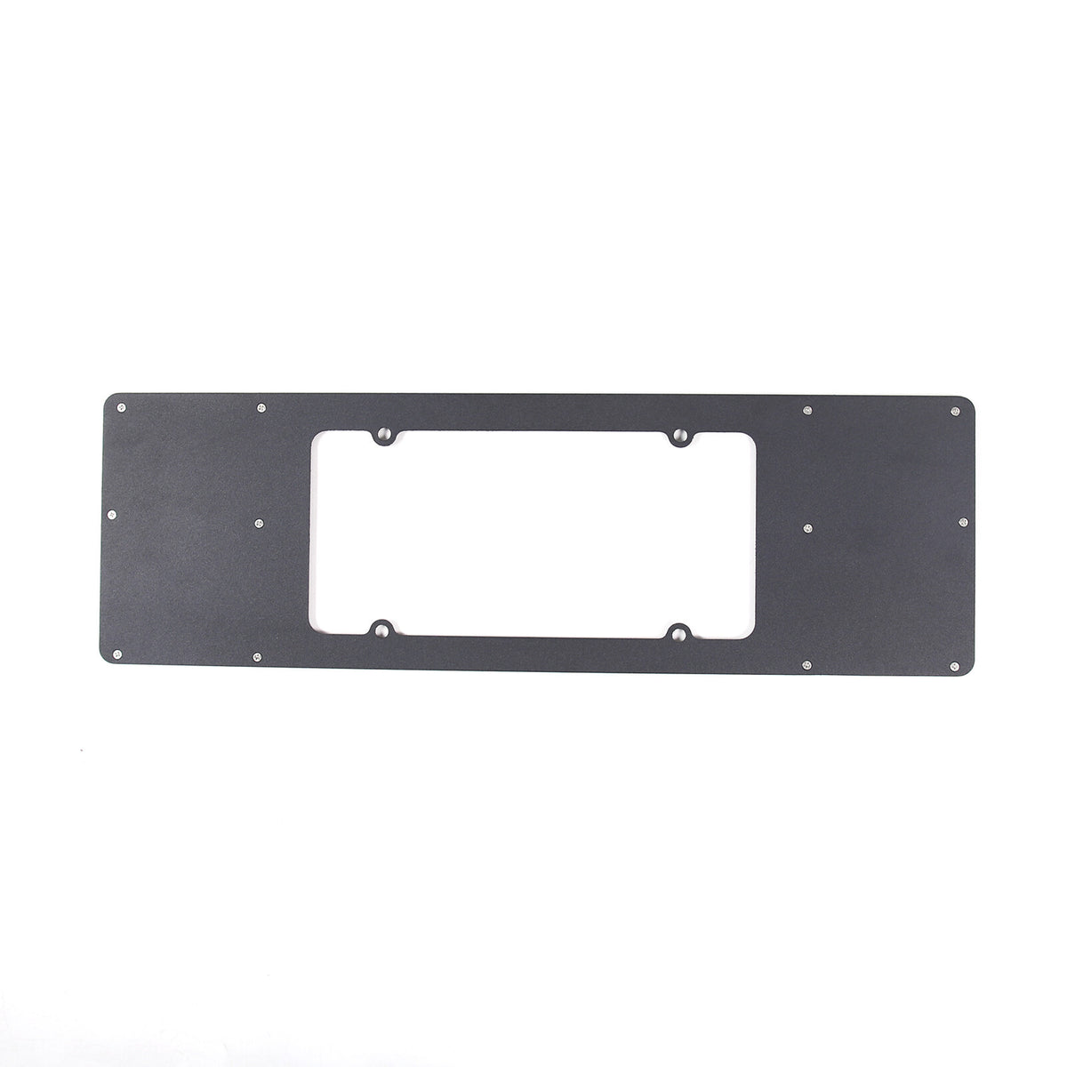 For Corvette C6 2005-13 Rear license plate Black Auminum Alloy filler Frame Trim 9