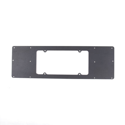 For Corvette C6 2005-13 Rear license plate Black Auminum Alloy filler Frame Trim 9