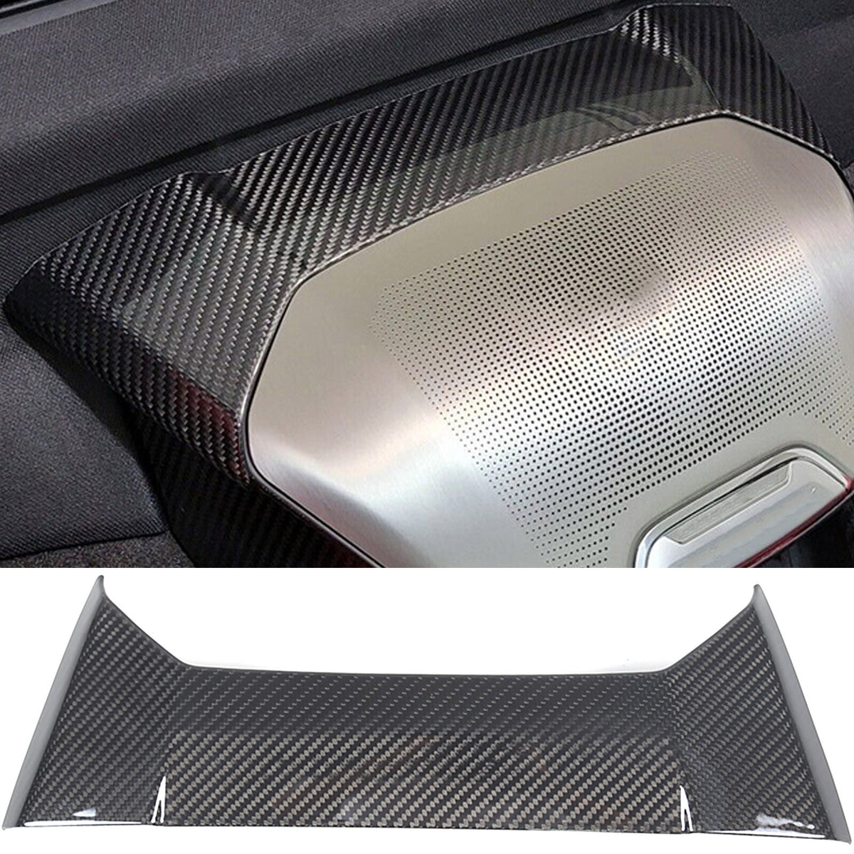 Carbon Rear Speaker Upper Top Panel Trim For Corvette C8 Convertible 2LT 3LT 20+ 22