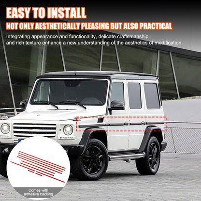 Piano Black Side Door Body Trim For Benz G Class W463 G350 G55 G63 2007-18 12