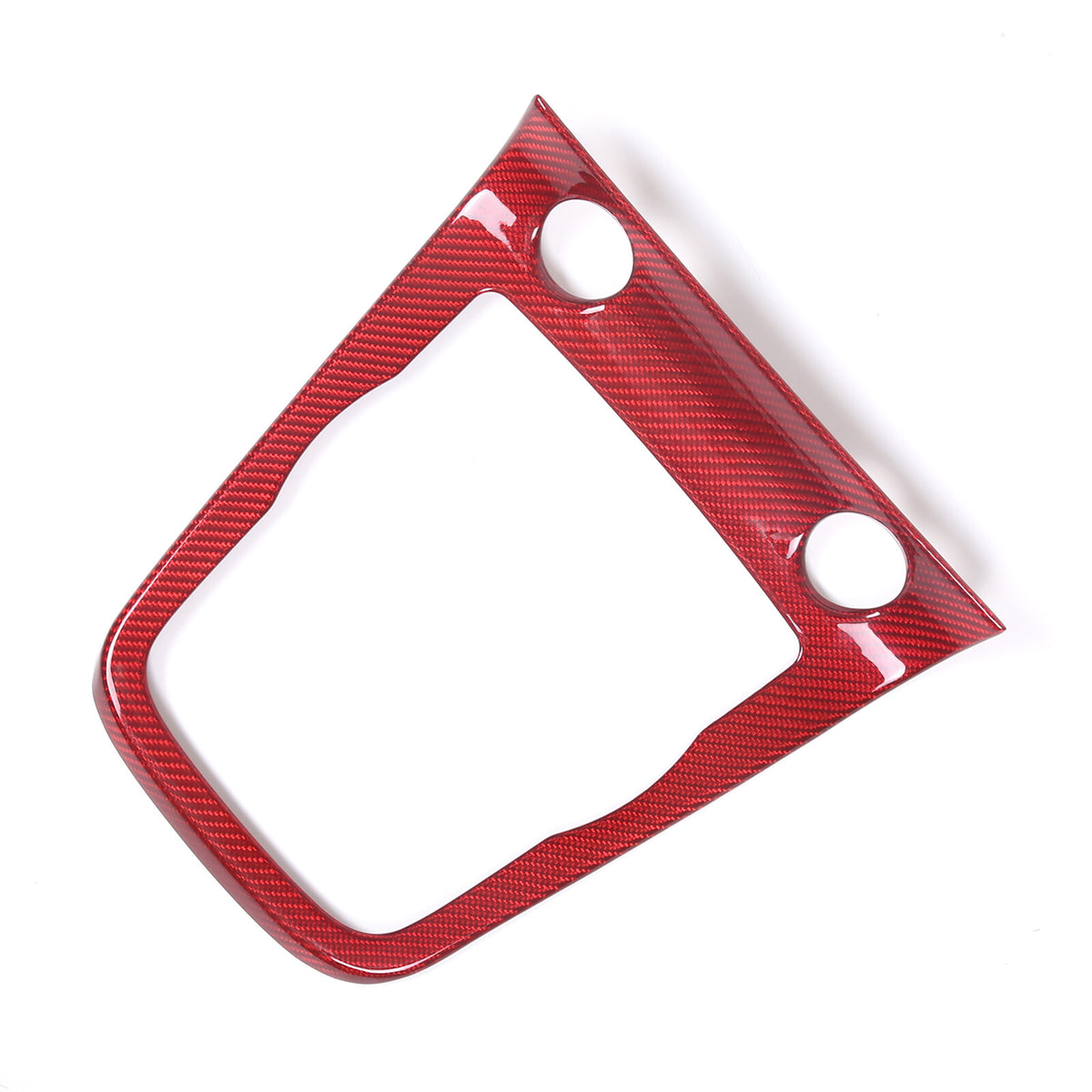 Red Real Carbon fiber Center Console Panel Trim Frame for Jaguar F-type 2013-22 14