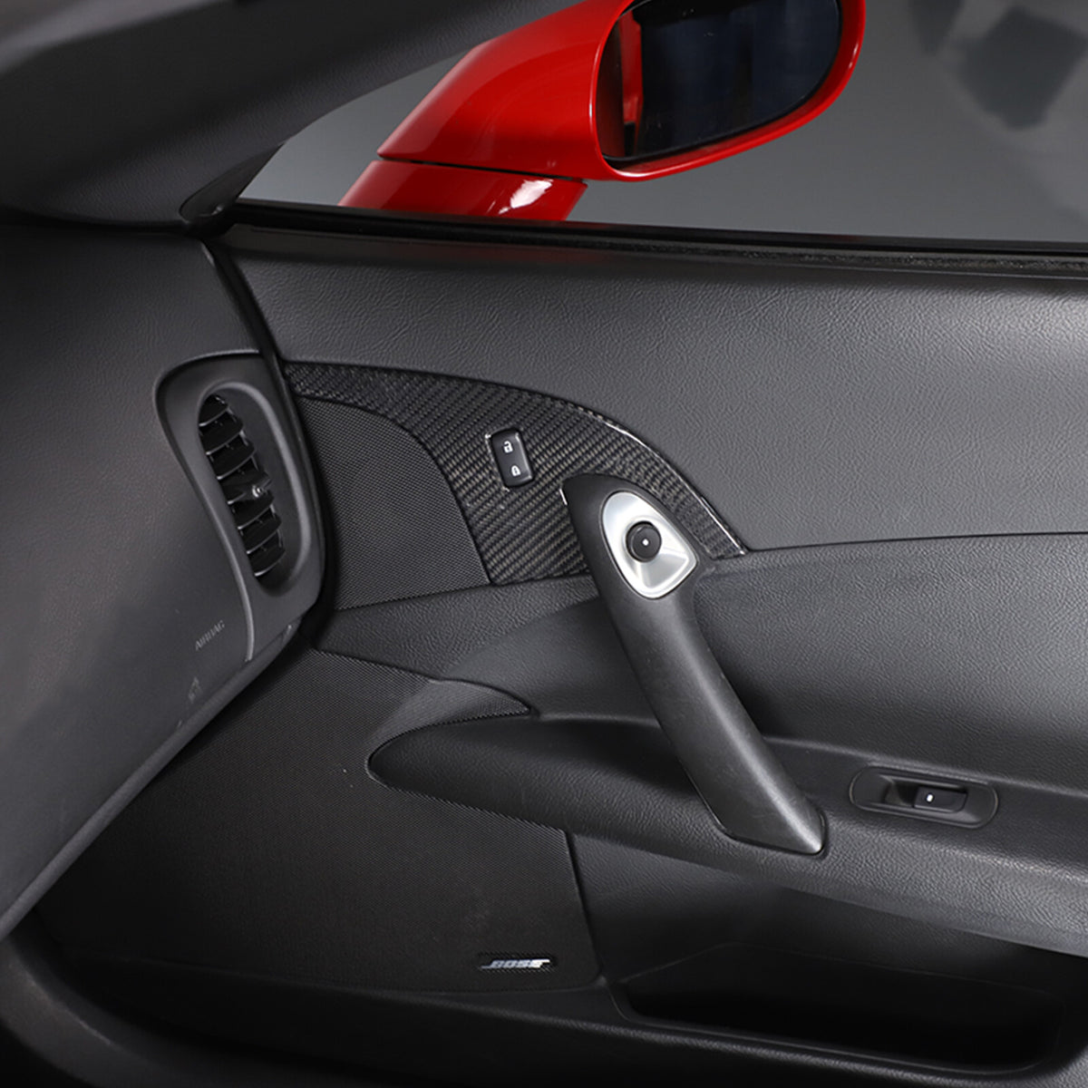 Real Dry Carbon Fiber Full Interior Set Decor Trim Kit for Corvette C6 2005-13 - Styles 1-5 54