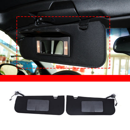 For Corvette C6 Sun Visors Sunvisor with Vanity Mirrors Pair with LED 2005-13 US 2
