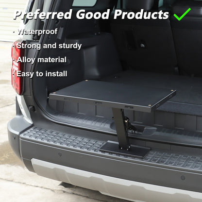 Car Camping Portable Trunk Lock Latch Table For Toyota LC250 Prado 2024+ 5