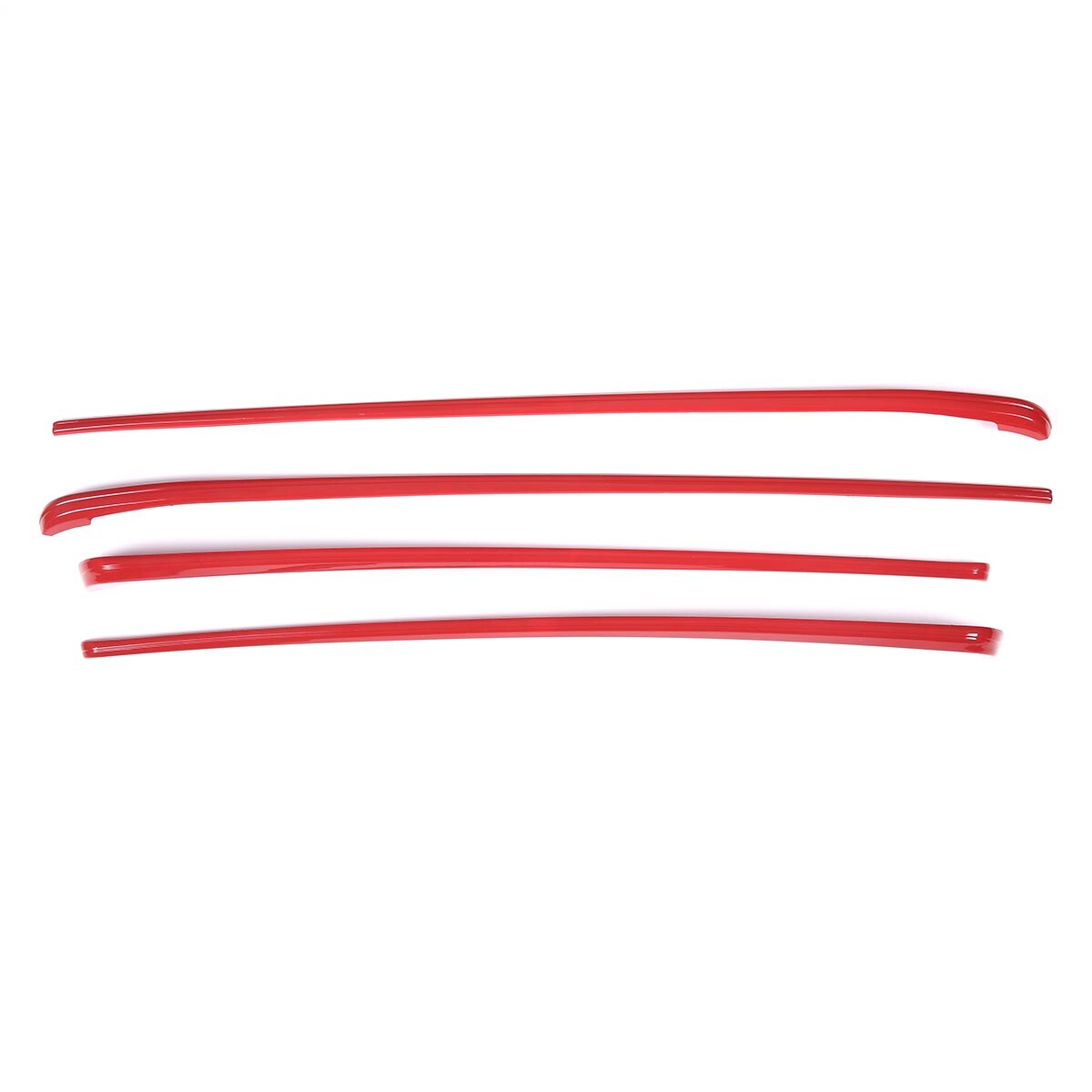 For Toyota Tundra 2022-23 Inner Interior Door Panel Trim ABS Red 4PCS US 17