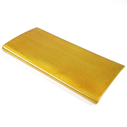 Yellow Carbon Fiber Co-pilot Storage Glove Box Trim For Corvette C8 2020-26 15