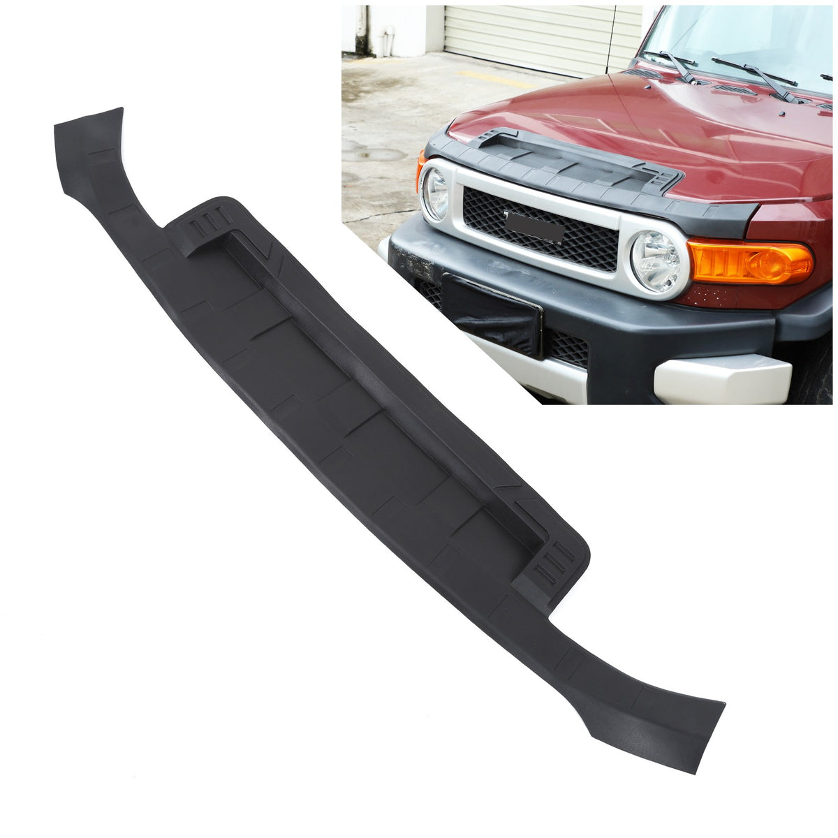 TPE Bonnet Hood Bra Stone Guard Deflectors For Toyota FJ Cruiser 2007-2021 US 13