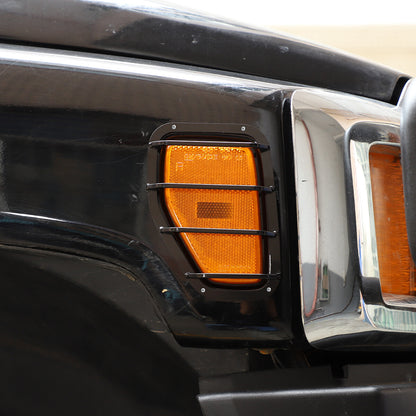 Carbon Steel Side Turn Signal Light Cover Trim Frame for Hummer H3 05-09 US 6