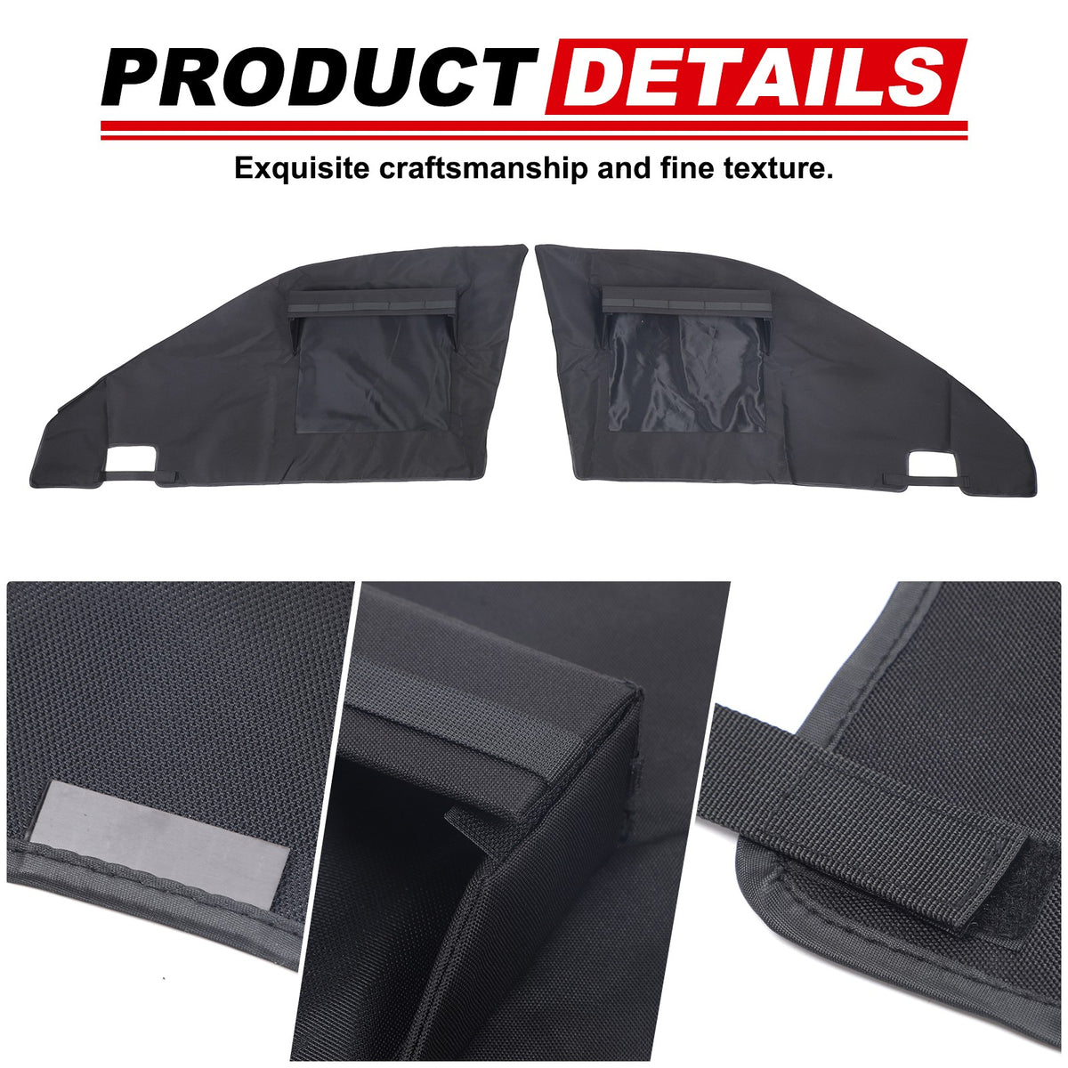 Front Door Window Sun Shade Visor Cover For Subaru Forester 2025-2026 7