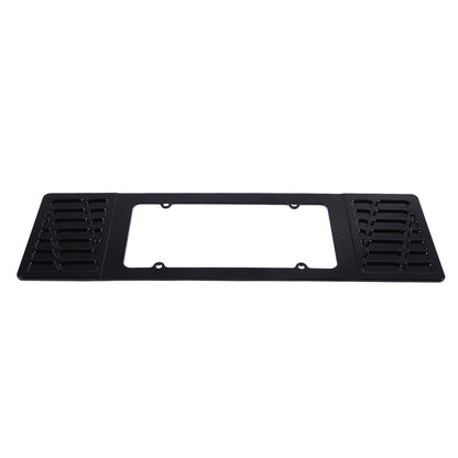 Black Aluminum alloy Rear License Plate Frame Trim For Corvette C6 2005-13 US 11