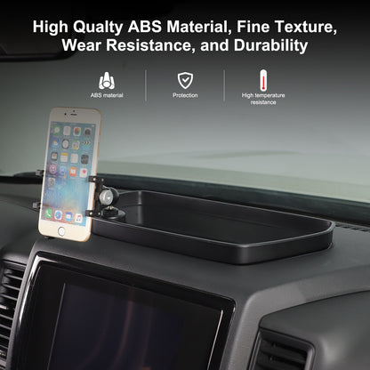 Off-road Dashboard Storage Tray Box Phone Holder For Nissan Frontier D41 2022-24 14