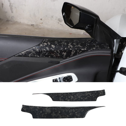 Forged Real Carbon Fiber Full Interior Set Cover Trim Kit For Corvette C8 20-25 - Variants 16-20 17