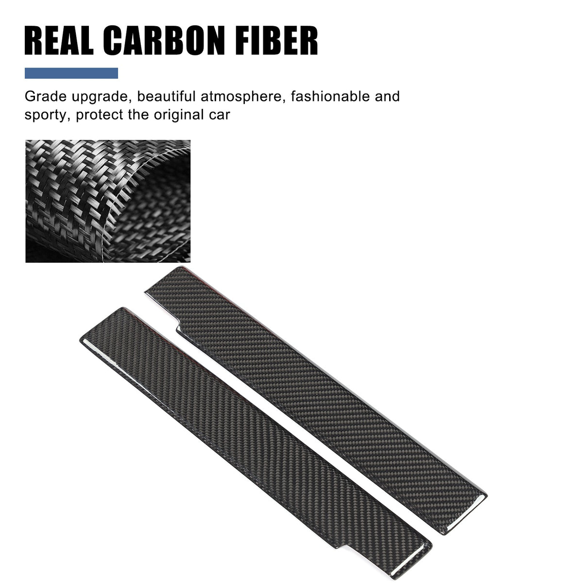 Real Carbon Fiber Rear Storage Panel Trim For Porsche Panamera 976 2024+ 8