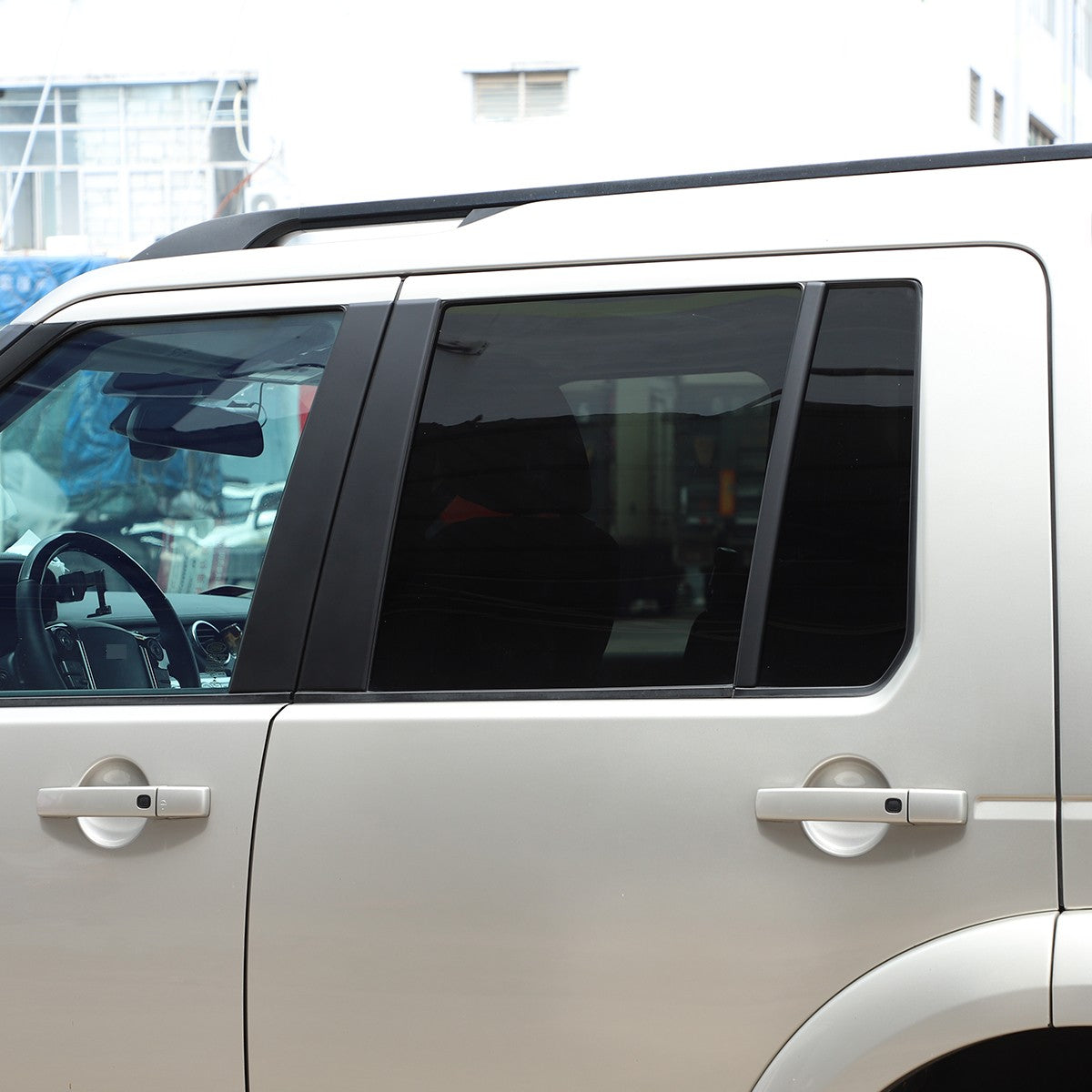 ABS Matte Black Window B-Pillar Trim For Land Rover Discovery 3/4 L319 2004-2016 14